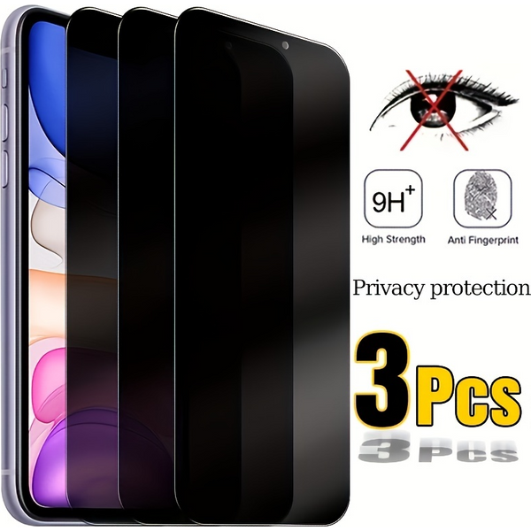 3PCS Privatsphäre Gehärtetes Glas Telefon Screen Protector Für IPhone 15 14 Plus 13 12 11 Pro Max XR X XS max 7 8Plus SE 2 SE 3