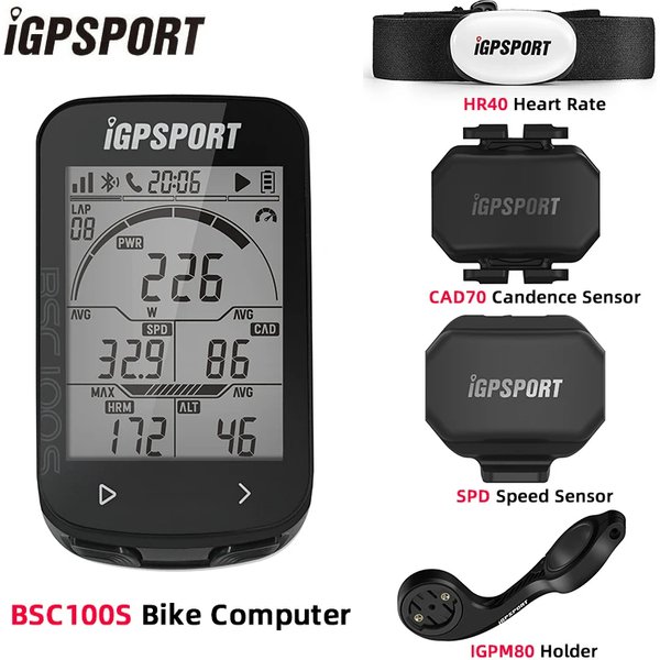 iGPSPORT BSC100S Fahrradcomputer 2,6 Zoll Bildschirm GPS Radfahren Navigation Geschwindigkeit Trittfrequenzsensor Smart Einfache Bedienung Fahrradcomputer
