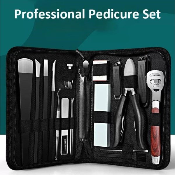 Professional Toenails Ingrown Removal Trimmer High Quality Pedicure Scissors Kits Portable Stainless Steel Manicure Clippers Set