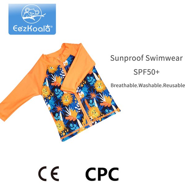 E Sengala 0-2 Jahre Kinder Cartoon Print Baby Badeanzug Board Shorts Jungen Badeanzug Bademode Sommer Badehose