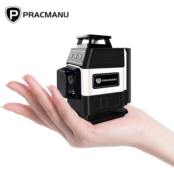 Pracmanu Mini 16 linii 4D poziom lasera zielone linie samopoziomujące poziome i pionowe potężne zielone wiązki poziom lasera