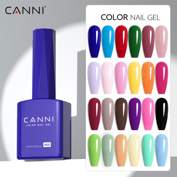 CANNI 9 ml HEMA TPO FREE Color Nagelgelpoliermittel Soak Off UV LED Lack Bio Semi Permanent Nail Art Gel Lack