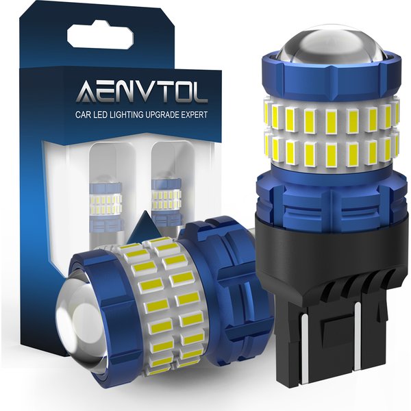 AENVTOL 2x Canbus T20 7440 W21W 7443 W21/5W SRCK LED Backup Reverse Lamps Daytime Running Light Brake Taillight Turn Signal Lamp