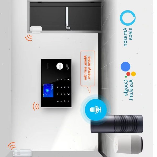 KERUI Heimalarmsystem 4G/WIFI Sicherheits-Einbruchalarm DIY-Unterstützung 3 Verdrahtete Verteidigungszonen G34 Tuya Smart Life 433mhz PIR-Sensor