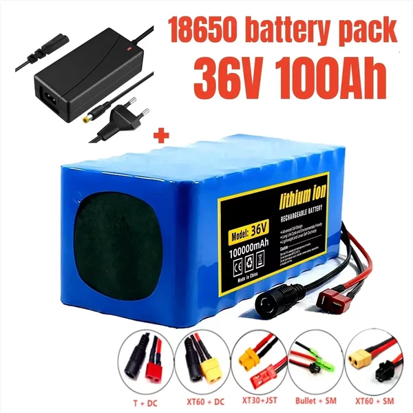 10S4P 36V 100000mAh Elektroroller Lithium-Batterie 18650 Akkupack 36V 100Ah Elektroroller Elektroroller-Batterie 36V