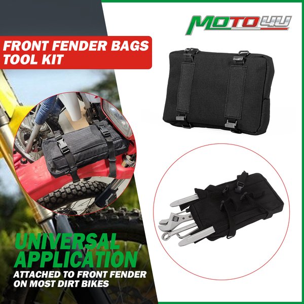 Universal Motorrad MX Werkzeug Tasche Fender Pack Innenrohr Reifen Reparatur Pack Motocross Kotflügel Vorne Taschen Toolkit Für Honda