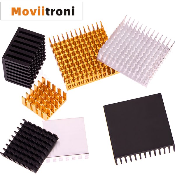 1 Stück Aluminiumkühler IC Kühlkörper Schlitzen Kühlkörper für elektronische Chip Cool Pads 22 x 22 x 10/28 x 28 x 6/28 x 28 x 20/40 x 40 x 11 mm