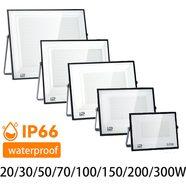 Projecteur LED AC220V 110V 10-300W IP66 étanche pour mur extérieur jardin mur lumières d'inondation projecteur LED