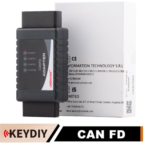 OBDSTAR CAN FD Adapter Kompatibel mit X300 DP PLUS/KEY MASTER DP PLUS/P50/X300PRO4
