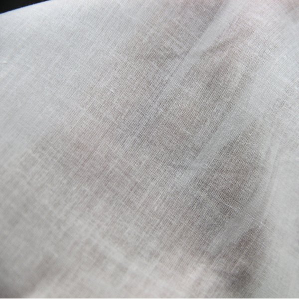 Tissu de doublure en coton blanc uni, 3/5/10M, tissu en Voile de coton, gaze fine pour doublure de rideau, 140cm de large