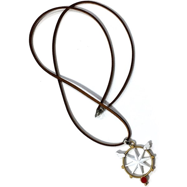 Brdwn Card Captor Sakura CLEAR CARD Kinomoto Sakura 5cm/2'' Star Rotating Model Necklace Pendant