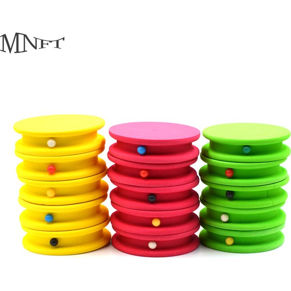 MNFT Foam Holder 10PCS Fishing Sponge Winding Board Accessories Carp
