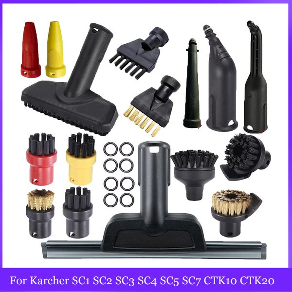 Tête de brosse à vapeur portative pour Karcher SC1 SC2 SC3 SC4 SC5 SC7 CTK10 CTK20, buse puissante de remplacement pour aspirateur