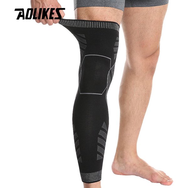 AOLIKES 1 pièces genouillère de protection élastique genouillère pour la course, le basket-ball, le volley-ball, le Football, les genouillères de cyclisme