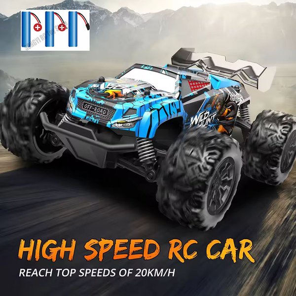 Hochgeschwindigkeits 2,4G 4WD RC Offroad-Fahrzeugmodell Ferngesteuertes Auto 1:20 Allradantrieb Drift-Klettertruck für Kinderspielzeug