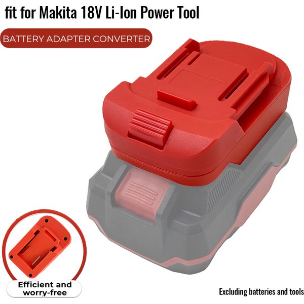 Adapter konwerter do akumulatora litowo-jonowego Lidl Parkside X20V do akcesoriów do elektronarzędzi Makita 18V (BEZ akumulatora)