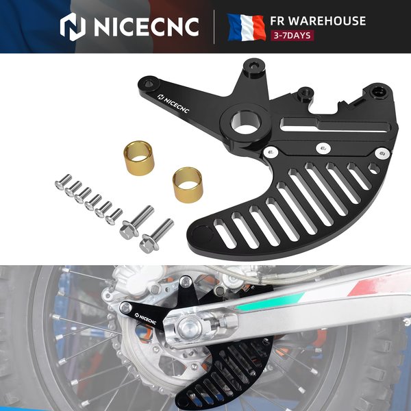 2025 Für KTM EXC 300 EXC-F 350 XC SX 125 SXF 450 XCFW XWF 500 2004-2025 Hinterer Doppel-Bremssattelhalter Stunt-Bremsscheibenschutz SMR 450