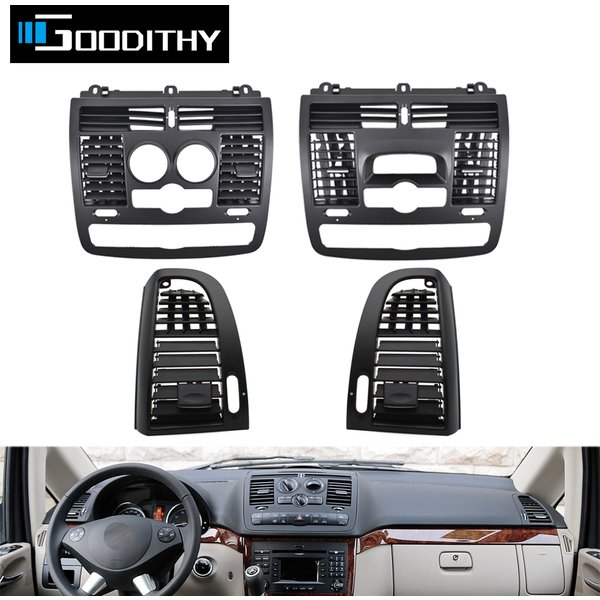 Innen Auto Links Rechts Zentrale Mitte AC Vent Grille Air Outlet Panel Abdeckung Für Mercedes Benz Vito Viano W636 W639 2004-2015