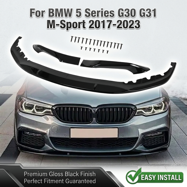 Pour BMW Série 5 G30 G31 M-Sport M Sport MP 2017 2018 2019 2020 2021 2022 2023 Kit de Spoiler de Pare-chocs Avant pour Voiture Accessoires Auto