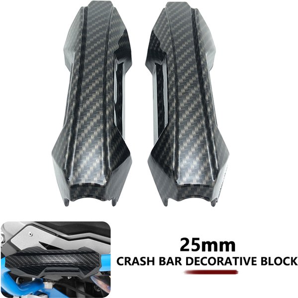 Carbon Motorcycle 25mm Crash Bar Bumper Engine Guard Protection For BMW R1200GS LC R1250GS ADV R 1200 GS F800GS F850GS Adventure