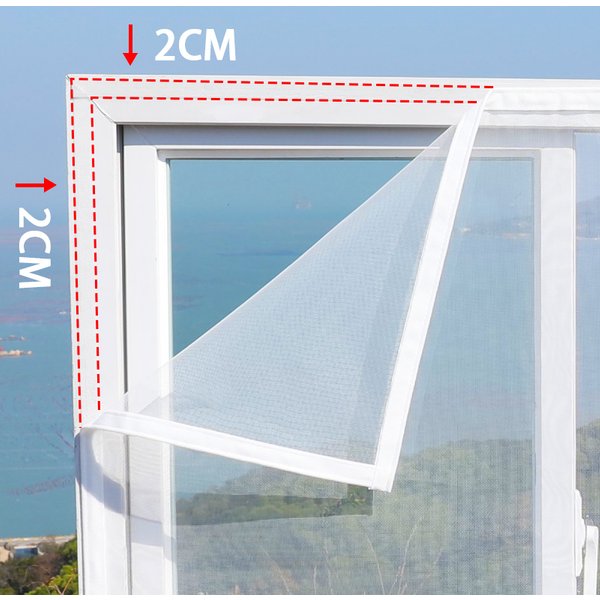 【Invisible Custom·Enhanced Protection】 Mosquito & Insect Window/Door Screens – Hook-and-Loop No-Drill, Multiple Sizes