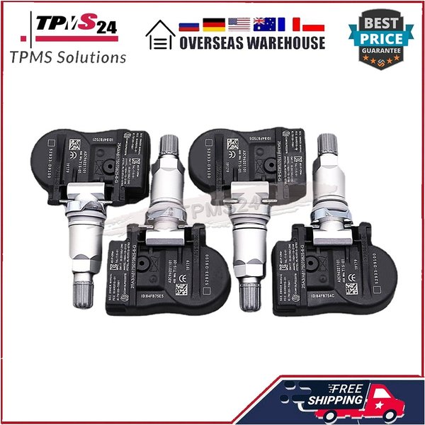 Système de surveillance de la pression des pneus, TPMS, GENSOR, Kia Cadenza, Picanto, albanais, Sportage, QL, 433MHz, 52933-D4100, 52933-D9100, 4 pièces