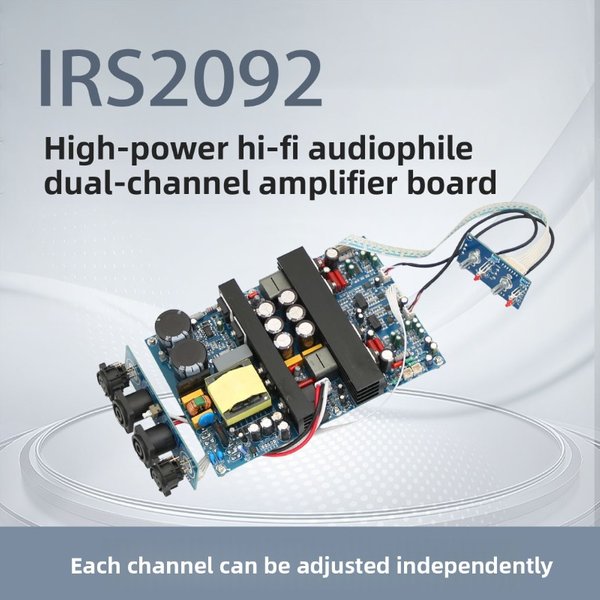 IRS2092 carte amplificateur numérique haute puissance HIFI Audiophile double canal classe D 500W + 500W Super LM3886
