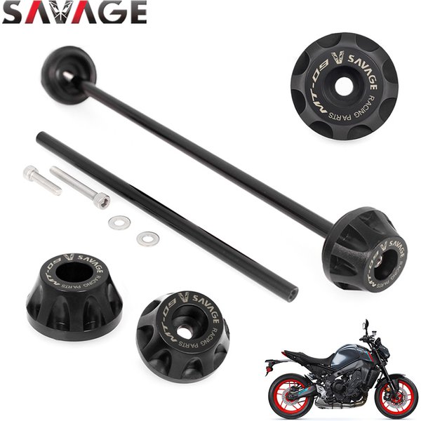 Hinten Vorderachse Gabel Crash Slider Für Yamaha MT-09 SP MT09 Tracer 900/9/GT FZ-09 FJ-09 Motorrad radnabe Schutz Pads
