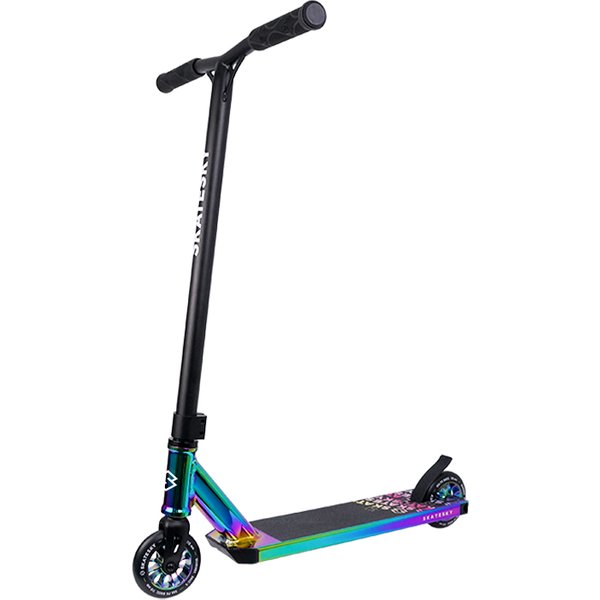Hulajnoga freestyle dla dorosłych, kompletna, aluminiowa, do akrobacji i stuntów, profesjonalna hulajnoga ekstremalna z dużymi kółami 110 mm.