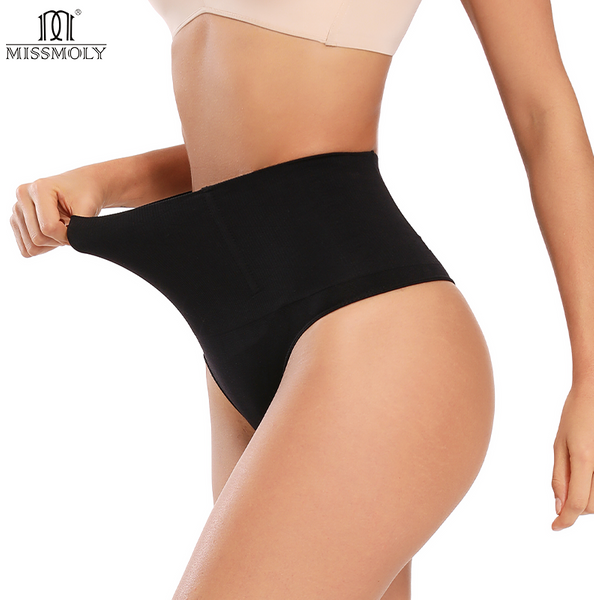 Women High Waist Thong Control Panties MISS MOLY Sexy Tummy Flat Lingeries Shapers Slimming Butt Lifter Underwear Fajas