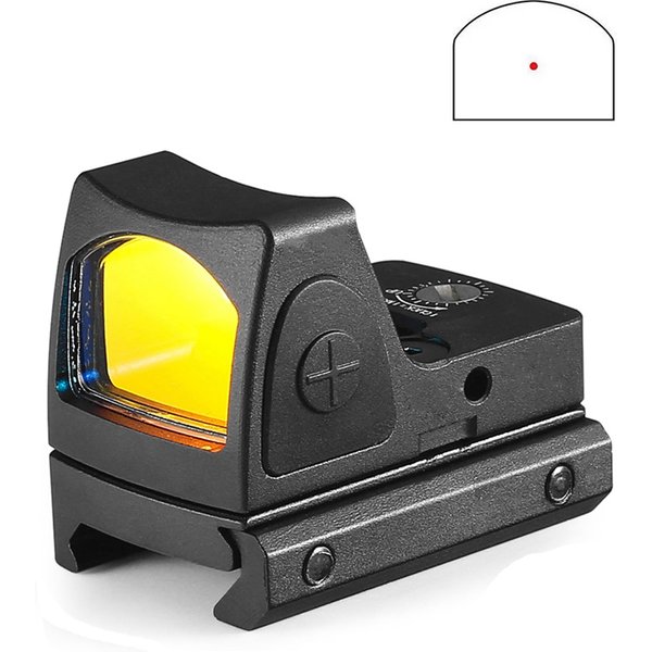 Rotpunktvisier 3 MOA Reflex-Optikvisier Taktisches Metall-Rotpunktvisier für die Jagd mit 20mm Montage