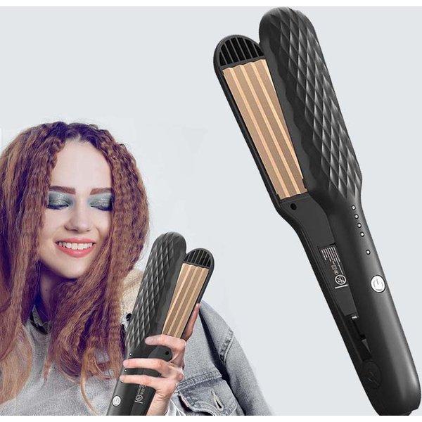Fer à cheveux 3D pince à cheveux professionnel volumateur fer à friser maïs Perm moelleux attelle fer plat outils de coiffure