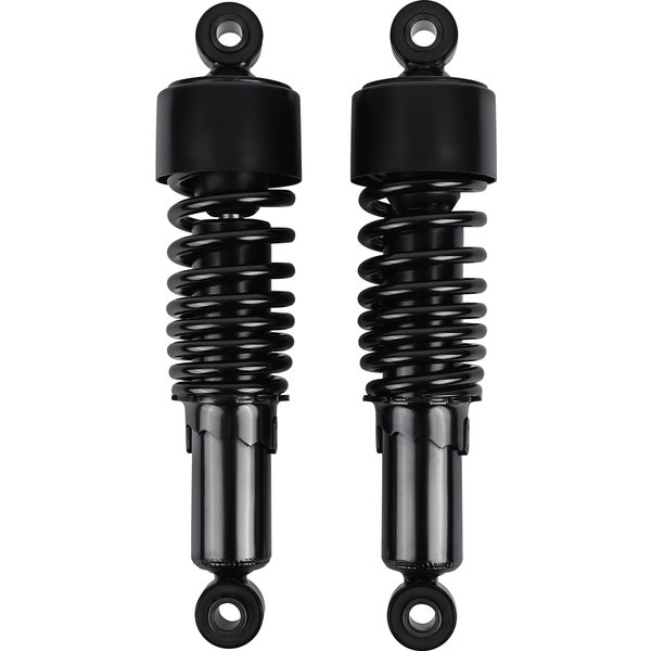 2Pcs Motorcycle 267mm Rear Shock Absorber Adjustable Shocks Spring For Harley Sportster 883 XL883 1200 Black 10.5inch