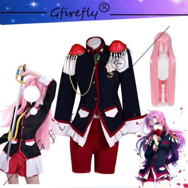 Revolutionäres Mädchen Utena Tenjou Utena Cosplay-Ritteruniform-Set für Erwachsene Frauen, Alltags- und Karnevalsoutfit für Anime- und Game-Partys