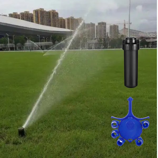 Neues 1/2" Innengewinde 40 ° ~360 ° Einstellbarer unterirdischer rotierender Sprinkler für Garten, Rasen, Obstgarten, Bewässerung, Popup-Sprühdüse