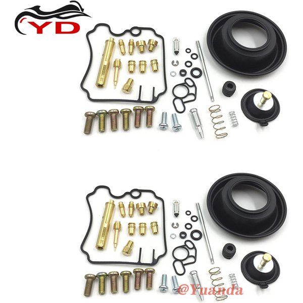 Kit de réparation de carburateur pour moto, 2 jeux, pour Yamaha TDM850 1991 1992 1993 1994 1995 1996 1997 1998 1999