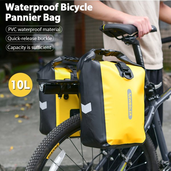 NEWBOLER 10L 20L étanche vélo fourche avant sac à dégagement rapide vélo siège arrière coffre sac vélo sac vélo accessoires