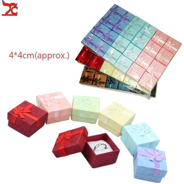 12/24/36 stücke Ring Lagerung Box Ohrring Lagerung Geschenk Box Hohe Qualität Papier Schmuck Verpackung Container Kleine Schmuck box Display