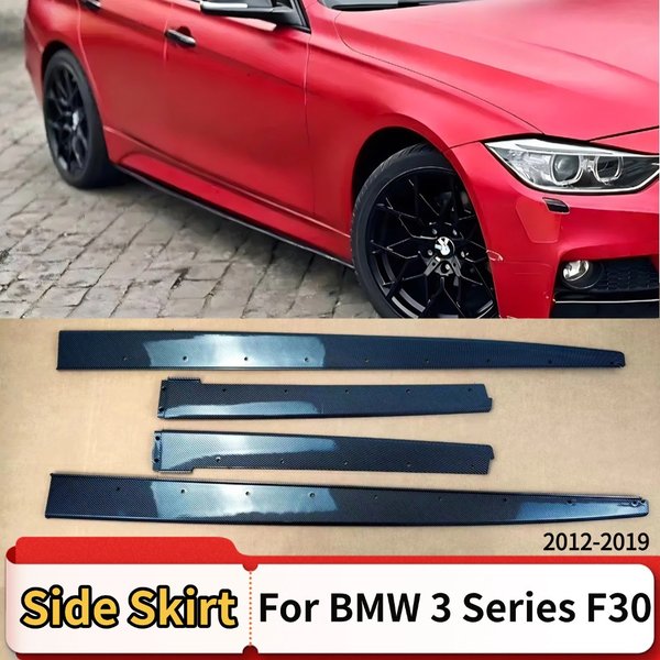 Aileron latéral MP Sport, extension de bas de caisse, lèvre aérodynamique noir brillant, accessoires auto pour BMW Série 3 F30 320i 330i 340i 318i 2012-2019