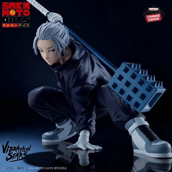 Bandai Original Banpresto Sakamoto Days Gaku Anime-Figur, Cartoon-Puppe, Modell, Merchandise, Statue, Spielzeug, Schreibtischdeko, Heimdekoration, Spielzeug.