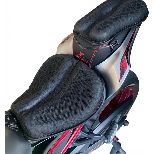 3D-Waben-Anti-Rutsch-Motorrad-Gel-Sitzkissen zur Druckentlastung, Fahrpad, Moto-Zubehör