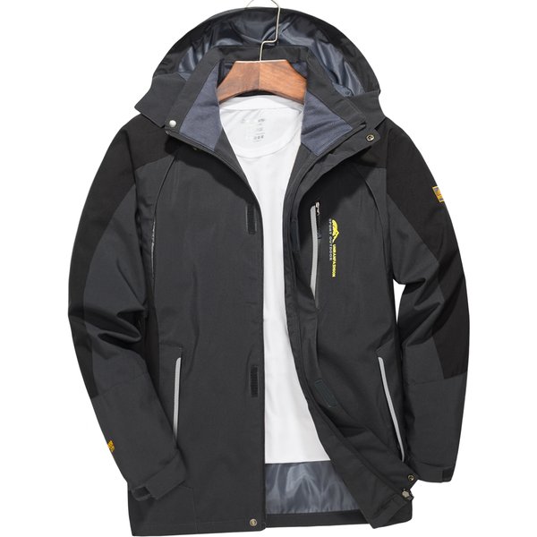 Wasserdichte Wanderjacke für Herren, große Größe, winddicht, Windjacke, Camping, Jagd, Laufen, Trekking, Angeln, Mantel, Herren, Outdoor