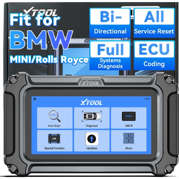 XTOOL IP500 für BMW-Diagnosetools, Kfz-Scanner, bidirektionales Scan-Tool 23+, zurückgesetzt alle Funktionen, lebenslanges kostenloses Update