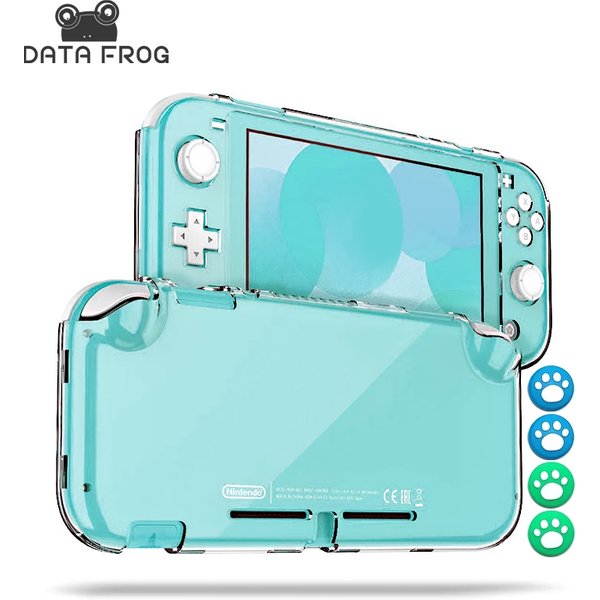 DATA FROG Anti‑Slip Crystal Clear Protective Full Cover Shell Case For Nintendo Switch Lite Game Console Accessories
