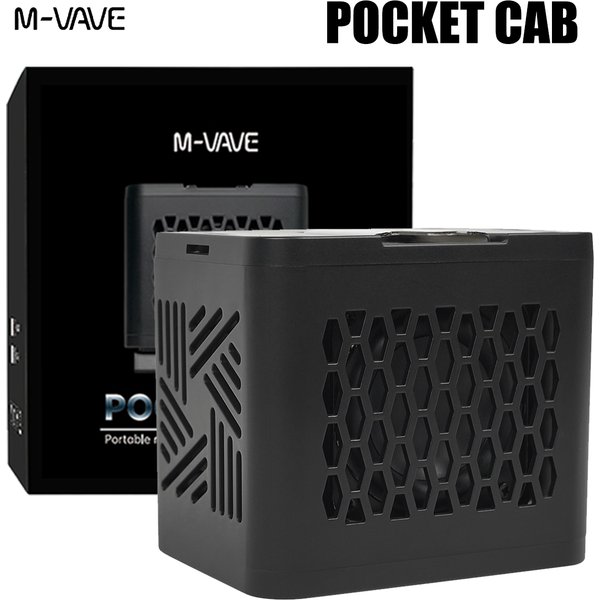 Haut-parleur d'effets de guitare rechargeable M-VAVE Pocket CAB – Haut-parleur pleine gamme 10 W, autonomie de 7 h, double diaphragme, support réglable