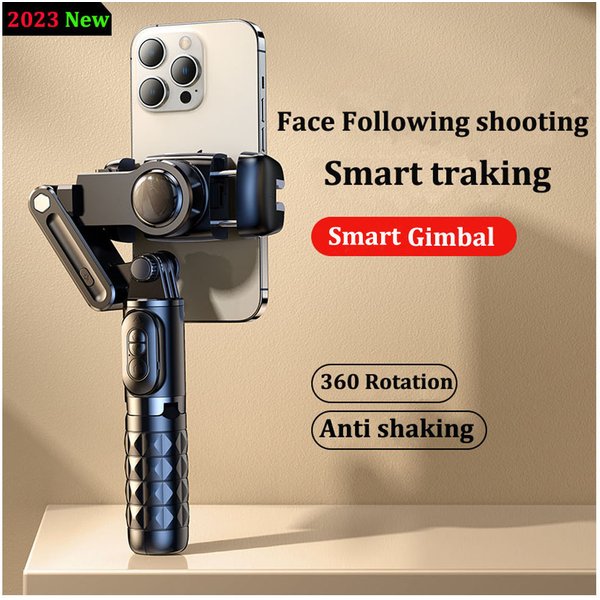 Smart Handheld Gimbal 360-Grad-Drehung Gesicht folgen Schießen Smartphone Stabilisator Stativ Gimbal