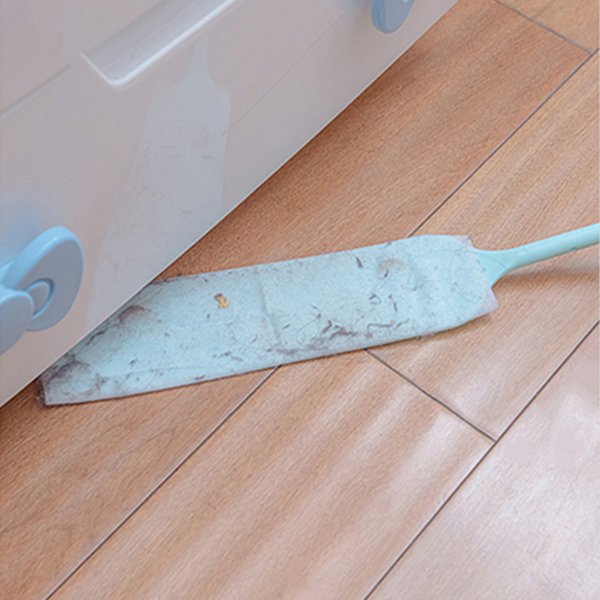 Brosse de nettoyage de la poussière domestique pratique, avec 10 chiffons de nettoyage Non tissés, brosse anti-poussière à Long manche pour outil de nettoyage de la maison