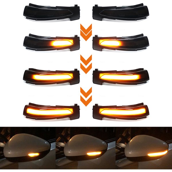 LED Dynamische Blinker Licht Seite Spiegel Anzeige Repeater Lampe 6325J4 6325J5 Für Peugeot 508 Für Citroen DS5 C4 2010-2017