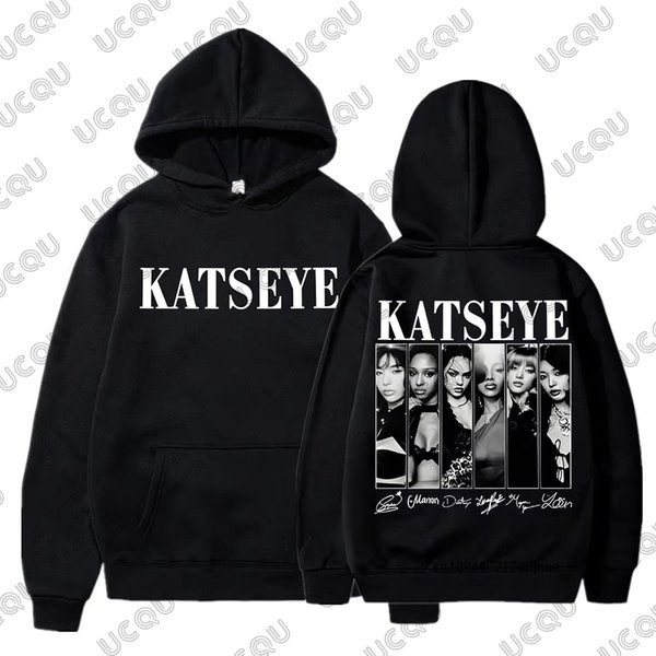 Sweat-shirt à capuche imprimé Kpop Katseye pour enfants, sweat-shirt à manches longues, décontracté, Streetwear, hauts pour enfants/adultes, offre spéciale, printemps automne, 2026