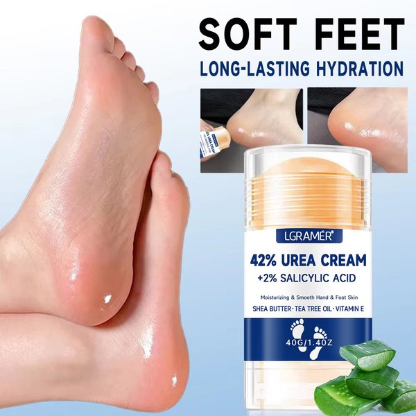 Crème pour les pieds à l'urée 42% + 2% acide salicylique soin hydratant intensif des pieds et des mains crème hydratante pour les pieds et crème pour les mains